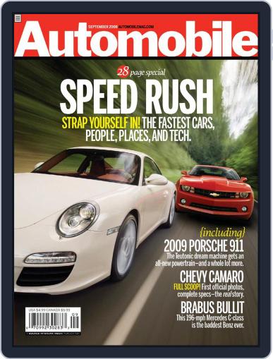 Automobile July 30th, 2008 Digital Back Issue Cover