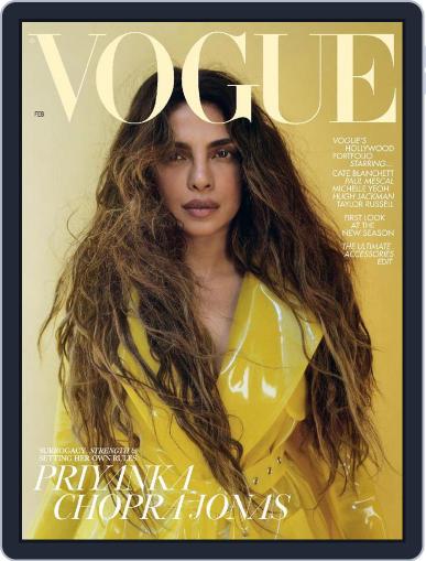 British Vogue February 1st, 2023 Digital Back Issue Cover