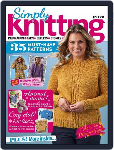 Simply Knitting February 1st, 2023 Digital Back Issue Cover