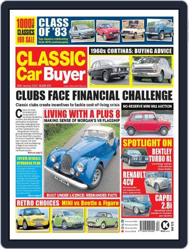 Classic Car Buyer January 25th, 2023 Digital Back Issue Cover