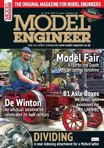Model Engineer January 24th, 2023 Digital Back Issue Cover