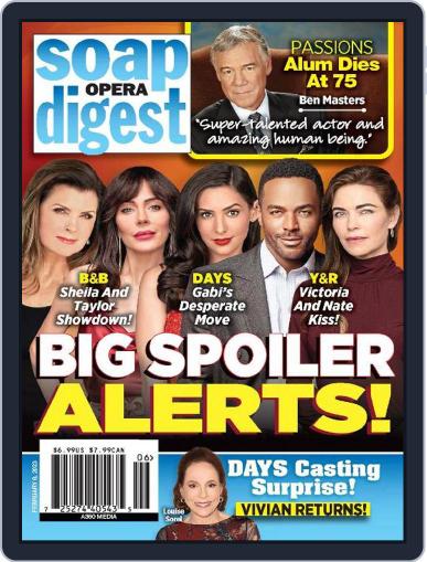 Soap Opera Digest February 6th, 2023 Digital Back Issue Cover