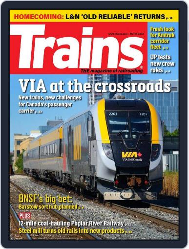 Trains March 1st, 2023 Digital Back Issue Cover