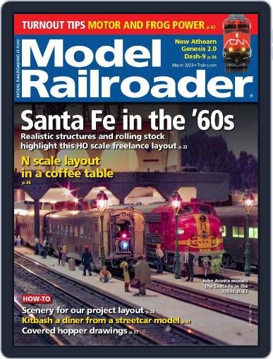 Model Railroader March 1st, 2023 Digital Back Issue Cover