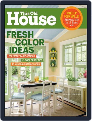 This Old House August 8th, 2014 Digital Back Issue Cover