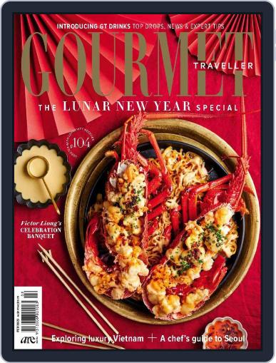 Gourmet Traveller February 1st, 2023 Digital Back Issue Cover