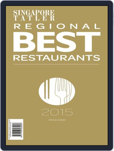 Singapore Tatler Regional Best Restaurants January 5th, 2015 Digital Back Issue Cover