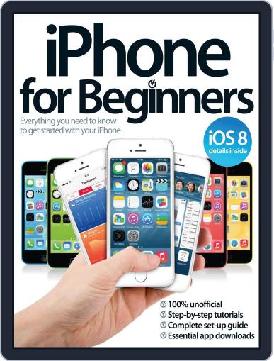 iPhone for Beginners August 6th, 2014 Digital Back Issue Cover