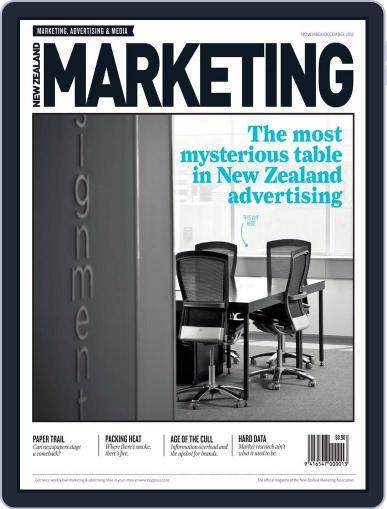 NZ Marketing October 23rd, 2012 Digital Back Issue Cover