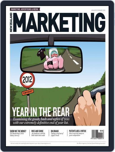 NZ Marketing January 1st, 2012 Digital Back Issue Cover