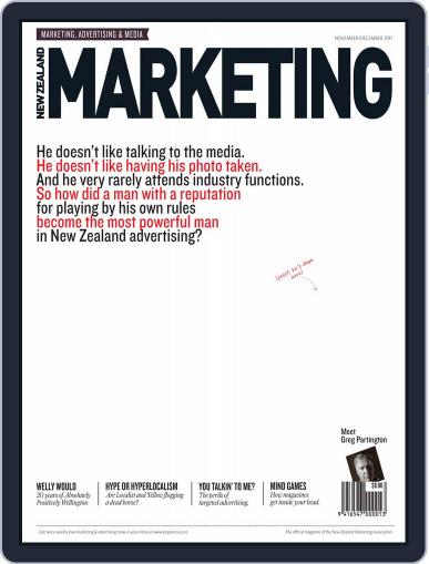 NZ Marketing December 15th, 2011 Digital Back Issue Cover