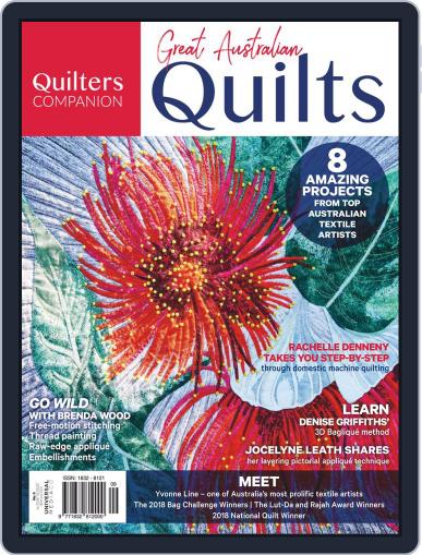 Great Australian Quilts October 3rd, 2018 Digital Back Issue Cover