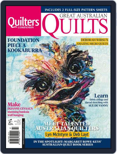 Great Australian Quilts October 10th, 2016 Digital Back Issue Cover