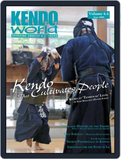 Kendo World June 1st, 2009 Digital Back Issue Cover