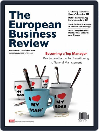 The European Business Review December 1st, 2015 Digital Back Issue Cover