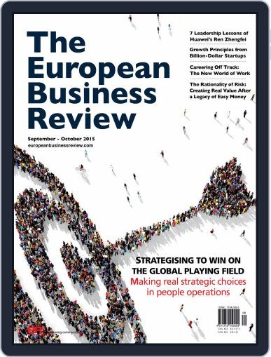 The European Business Review September 23rd, 2015 Digital Back Issue Cover