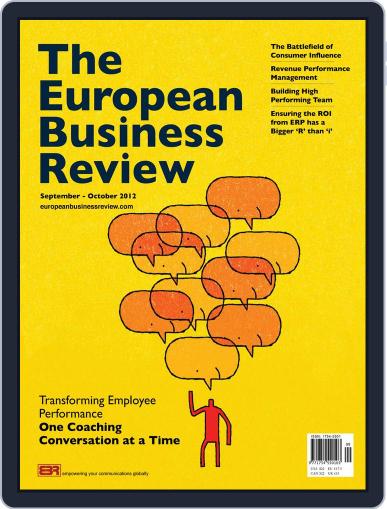 The European Business Review September 25th, 2012 Digital Back Issue Cover