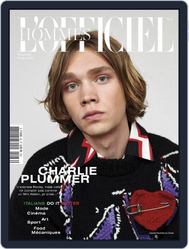 L'officiel Hommes Paris October 1st, 2019 Digital Back Issue Cover