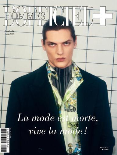 L'officiel Hommes Paris March 1st, 2018 Digital Back Issue Cover