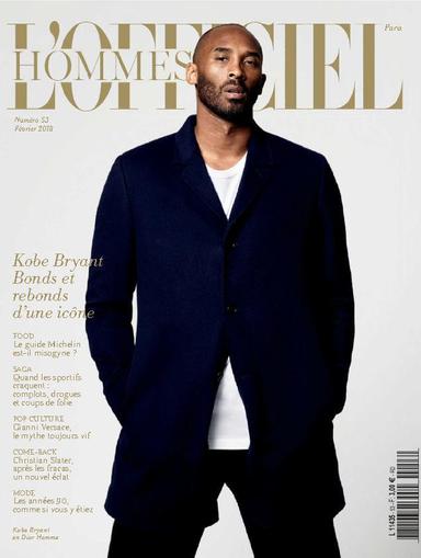 L'officiel Hommes Paris February 1st, 2018 Digital Back Issue Cover