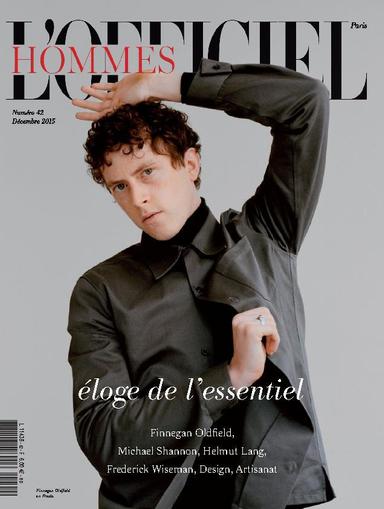 L'officiel Hommes Paris December 12th, 2015 Digital Back Issue Cover