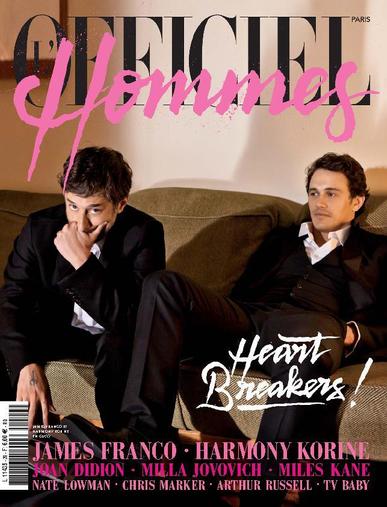 L'officiel Hommes Paris September 28th, 2012 Digital Back Issue Cover