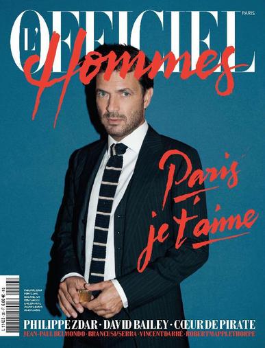 L'officiel Hommes Paris December 12th, 2011 Digital Back Issue Cover