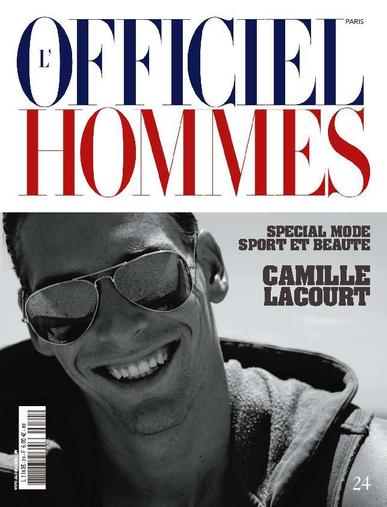 L'officiel Hommes Paris June 28th, 2011 Digital Back Issue Cover