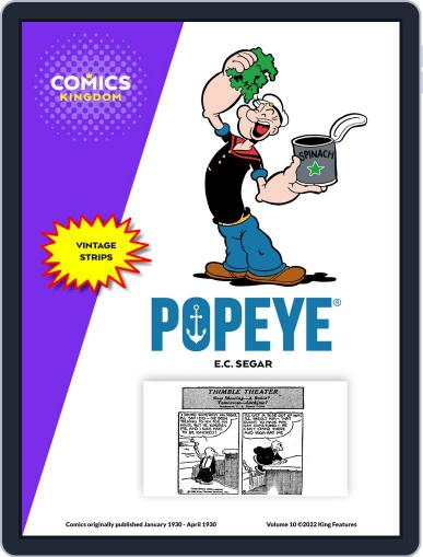 Popeye January 31st, 2023 Digital Back Issue Cover