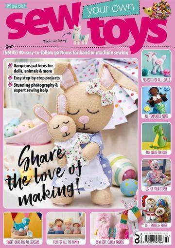 Sew Your Own Toys January 26th, 2023 Digital Back Issue Cover