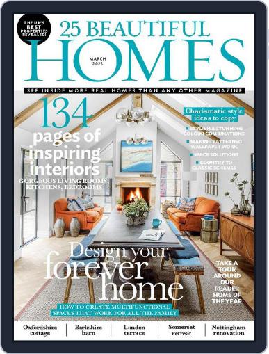 25 Beautiful Homes March 1st, 2023 Digital Back Issue Cover