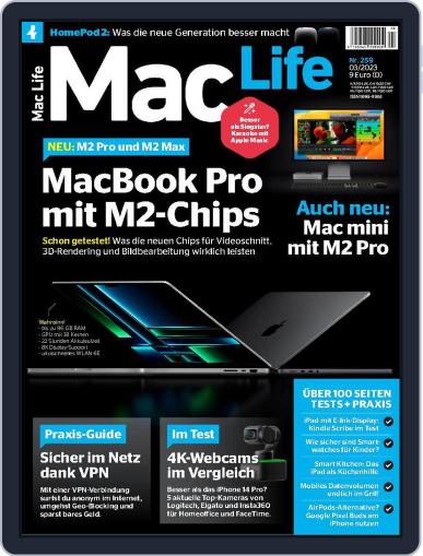 MacLife Germany March 1st, 2023 Digital Back Issue Cover