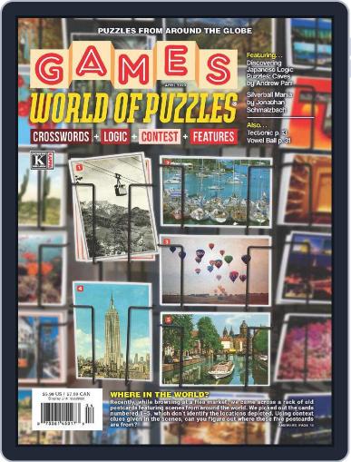 Games World of Puzzles April 1st, 2023 Digital Back Issue Cover