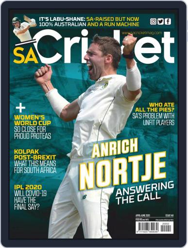 SA CRICKET April 1st, 2020 Digital Back Issue Cover