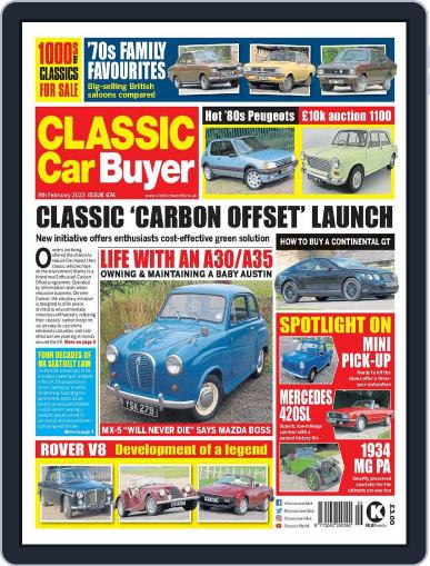 Classic Car Buyer February 8th, 2023 Digital Back Issue Cover