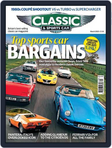 Classic & Sports Car March 1st, 2023 Digital Back Issue Cover
