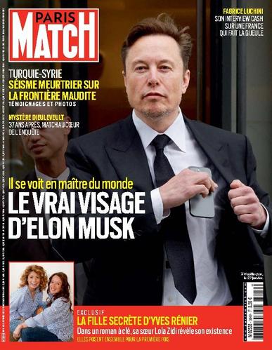 Paris Match February 9th, 2023 Digital Back Issue Cover