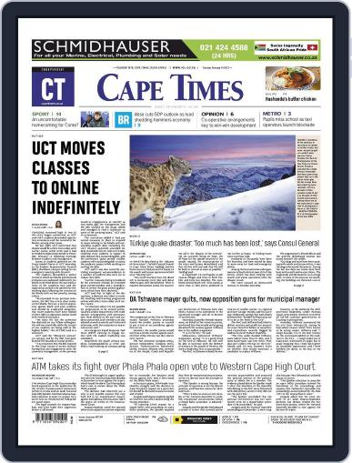 Cape Times February 14th, 2023 Digital Back Issue Cover