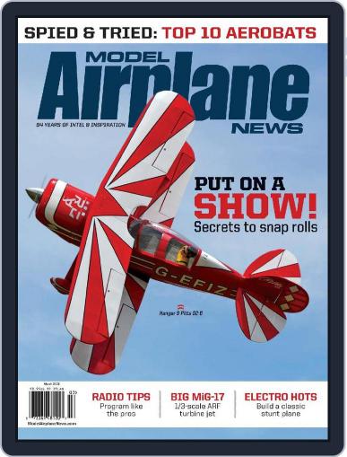 Model Airplane News March 1st, 2023 Digital Back Issue Cover