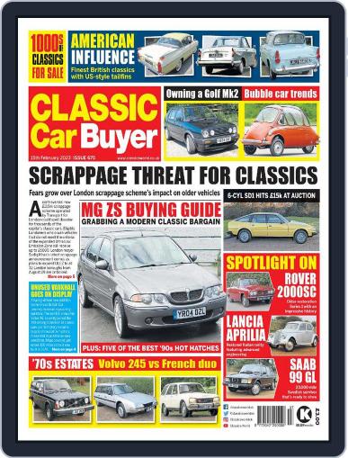 Classic Car Buyer February 15th, 2023 Digital Back Issue Cover