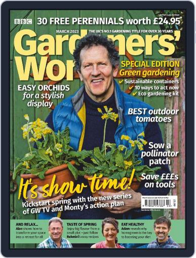BBC Gardeners' World March 1st, 2023 Digital Back Issue Cover