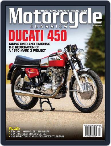 Motorcycle Classics March 1st, 2023 Digital Back Issue Cover
