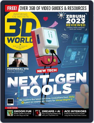3D World April 1st, 2023 Digital Back Issue Cover