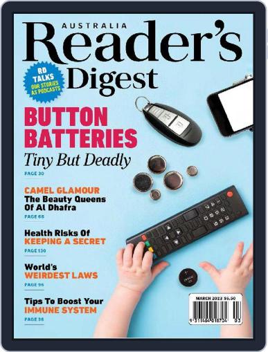 Readers Digest Australia March 1st, 2023 Digital Back Issue Cover