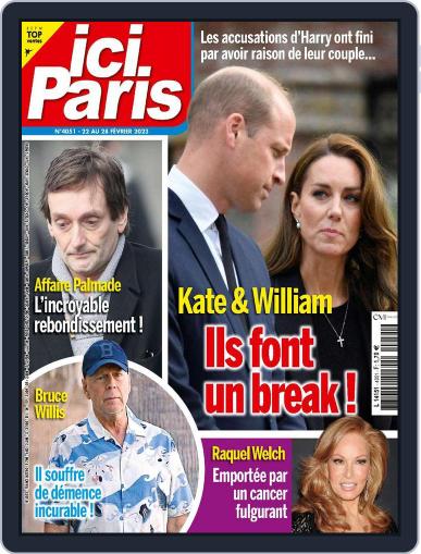 Ici Paris February 22nd, 2023 Digital Back Issue Cover