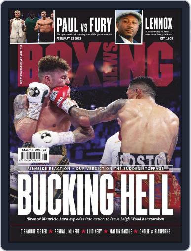 Boxing News February 23rd, 2023 Digital Back Issue Cover