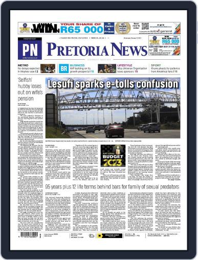 Pretoria News February 22nd, 2023 Digital Back Issue Cover