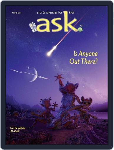 Ask Science And Arts Magazine For Kids And Children March 1st, 2015 Digital Back Issue Cover
