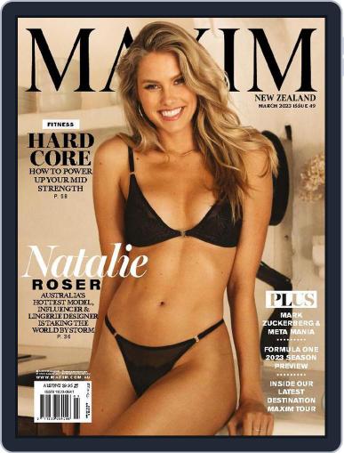 MAXIM New Zealand March 1st, 2023 Digital Back Issue Cover