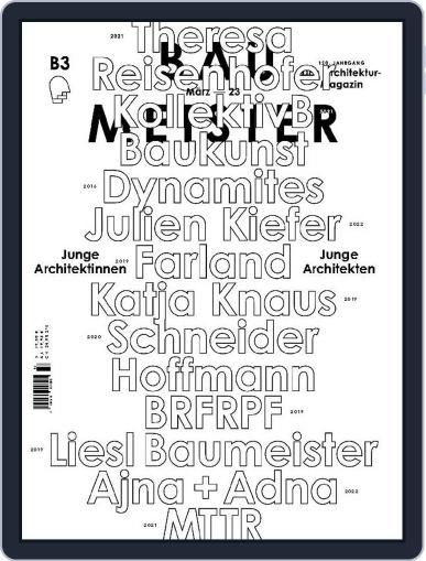 Baumeister March 1st, 2023 Digital Back Issue Cover